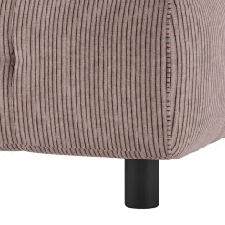 Couch Polsterhocker in Mauve Cord - Samorah