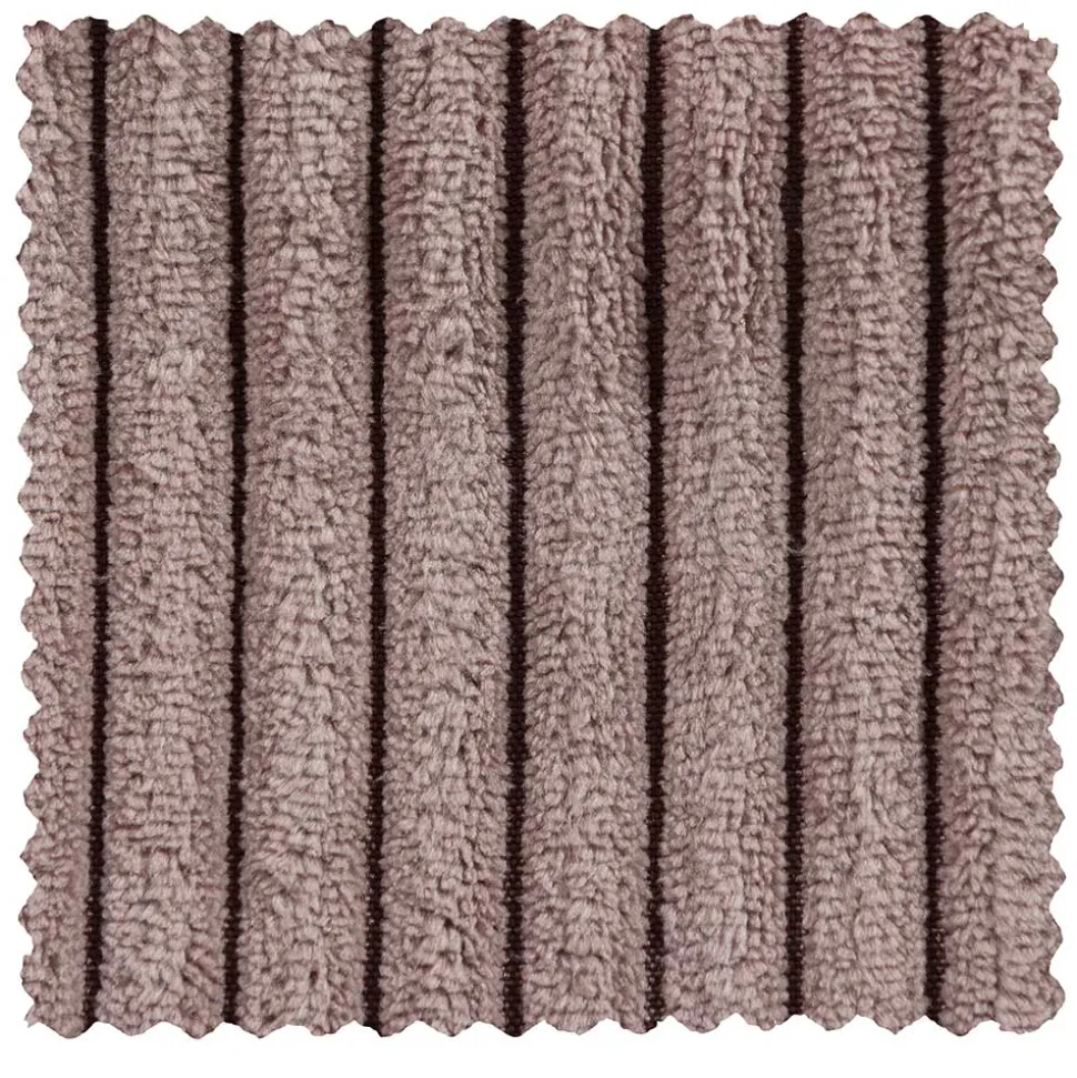 Couch Polsterhocker in Mauve Cord - Samorah