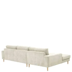 Couchecke in Cremeweiß Cordbezug - Zubella