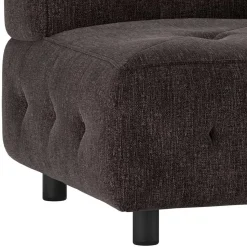 Couch-Eckmodul in Graubraun & Schwarz - Sundini