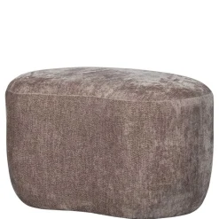 Couchhocker in Taupe Chenille - Fridelia