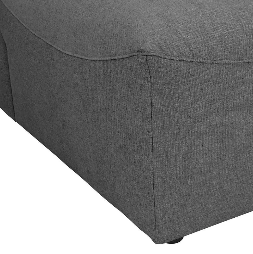 Couchmodul Kombination in Anthrazit - Telrama (fünfteilig)