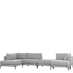 Couchmodul Lounge rechts in Hellgrau - Horedion