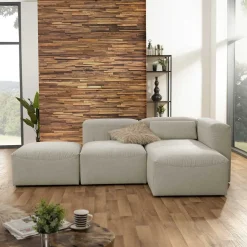 Couchmodule Kombi in Cremeweiß - Tembreno (dreiteilig)