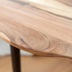 Couchtisch aus Massivholz Nussbaum - Continento