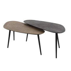 Couchtisch Duo in Nierenform - Emra (zweiteilig)