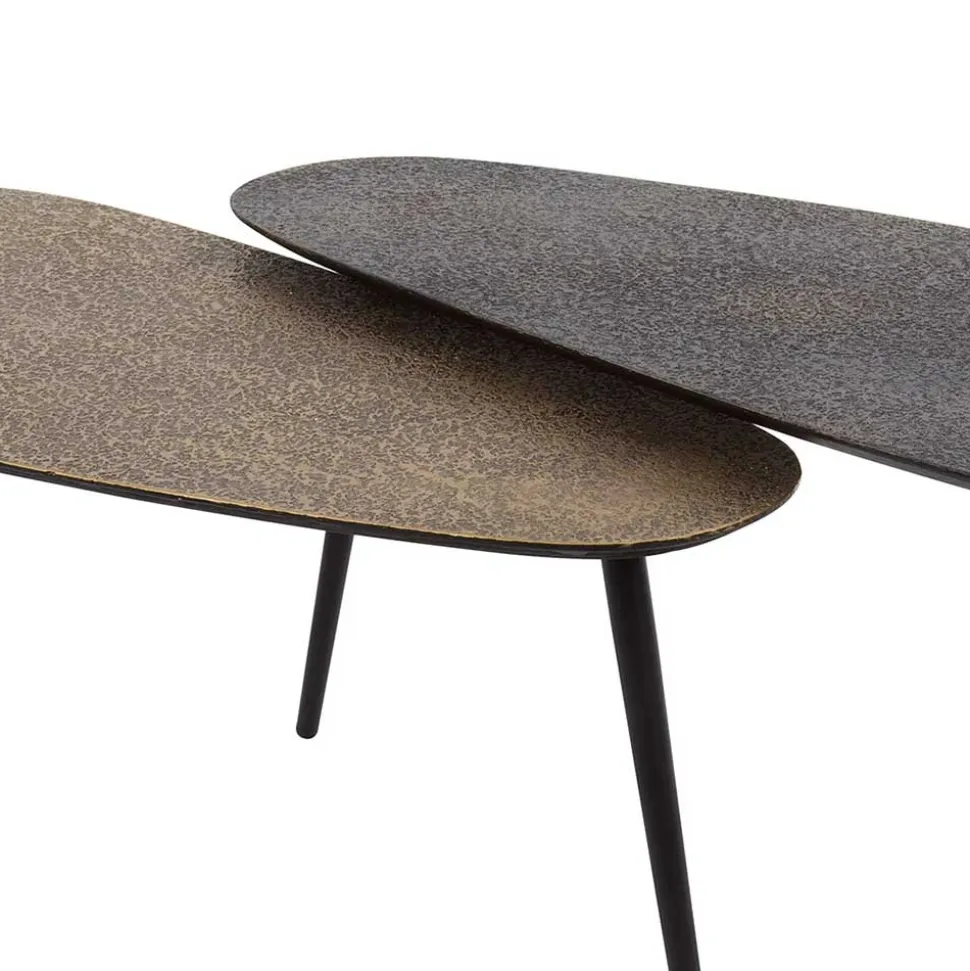 Couchtisch Duo in Nierenform - Emra (zweiteilig)