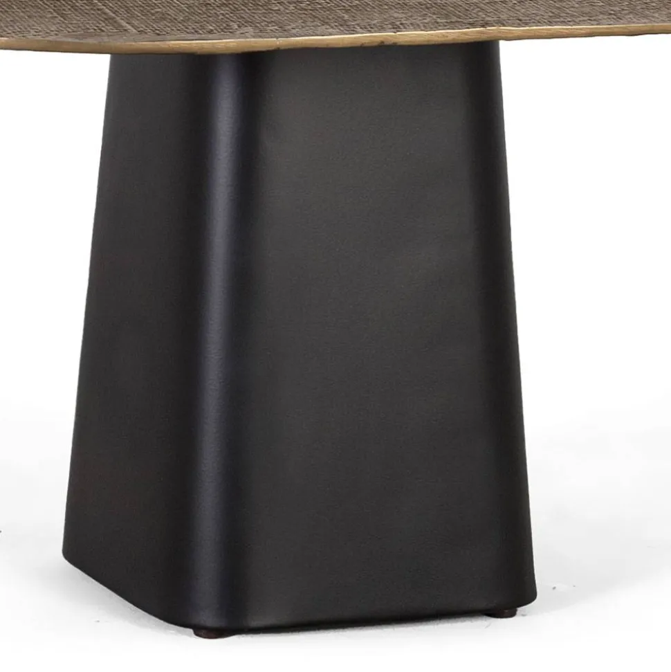 Couchtisch in Bronze mit Schwarz - Marcesion