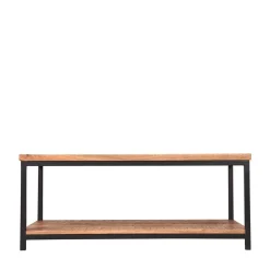 Couchtisch mit Ablageboden aus Massivholz - Jeen