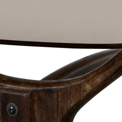 Couchtisch mit Platte aus getöntem Glas - Gabela