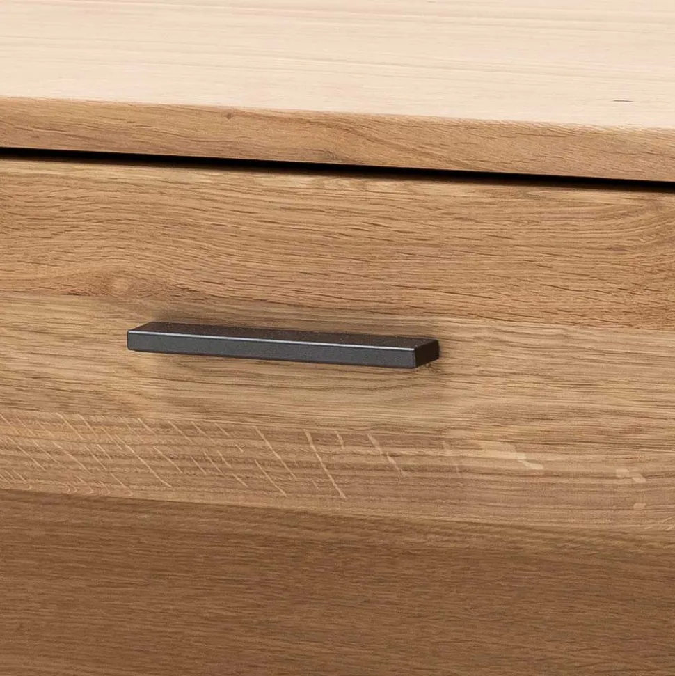 Couchtisch mit Säulenfuß und Schublade - Crupean