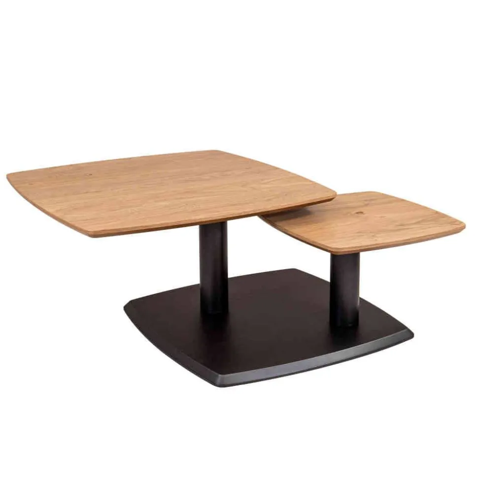 Couchtisch mit zwei Platten verdrehbar - Mesues