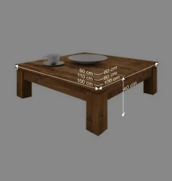 Couchtisch Nadalia aus Wildeiche Massivholz