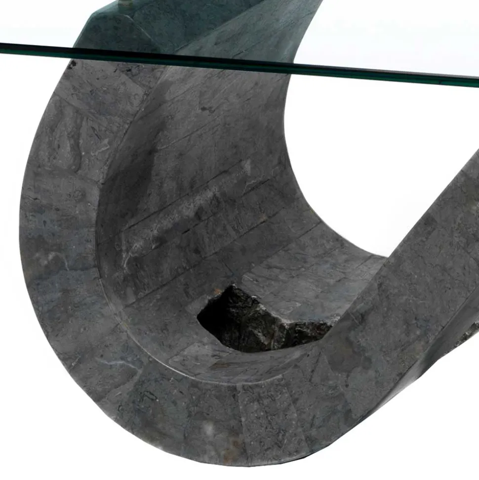 Couchtisch Varagosta aus Stein und Glas