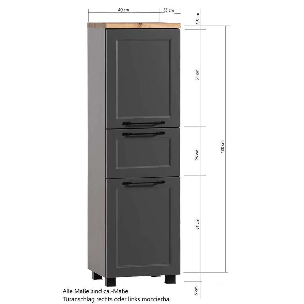 Country Chic Badeinrichtung Möbel - Novelya (vierteilig)