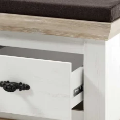 Country Flurbank mit 2 Schubladen - Nedita