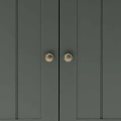 Country Kombi-Kommode in Dunkelgrün - Niestov