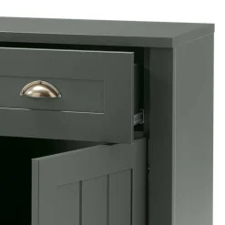 Country Kombi-Kommode in Dunkelgrün - Niestov