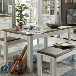 Country Style Ausziehtisch zweifarbig - Sinolita