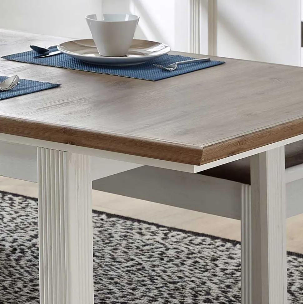 Country Style Ausziehtisch zweifarbig - Sinolita