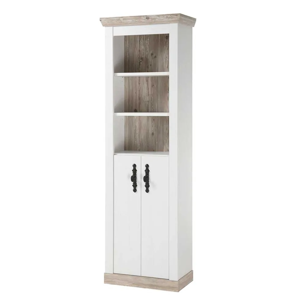 Country Style Badschrank 200 cm hoch - Doules