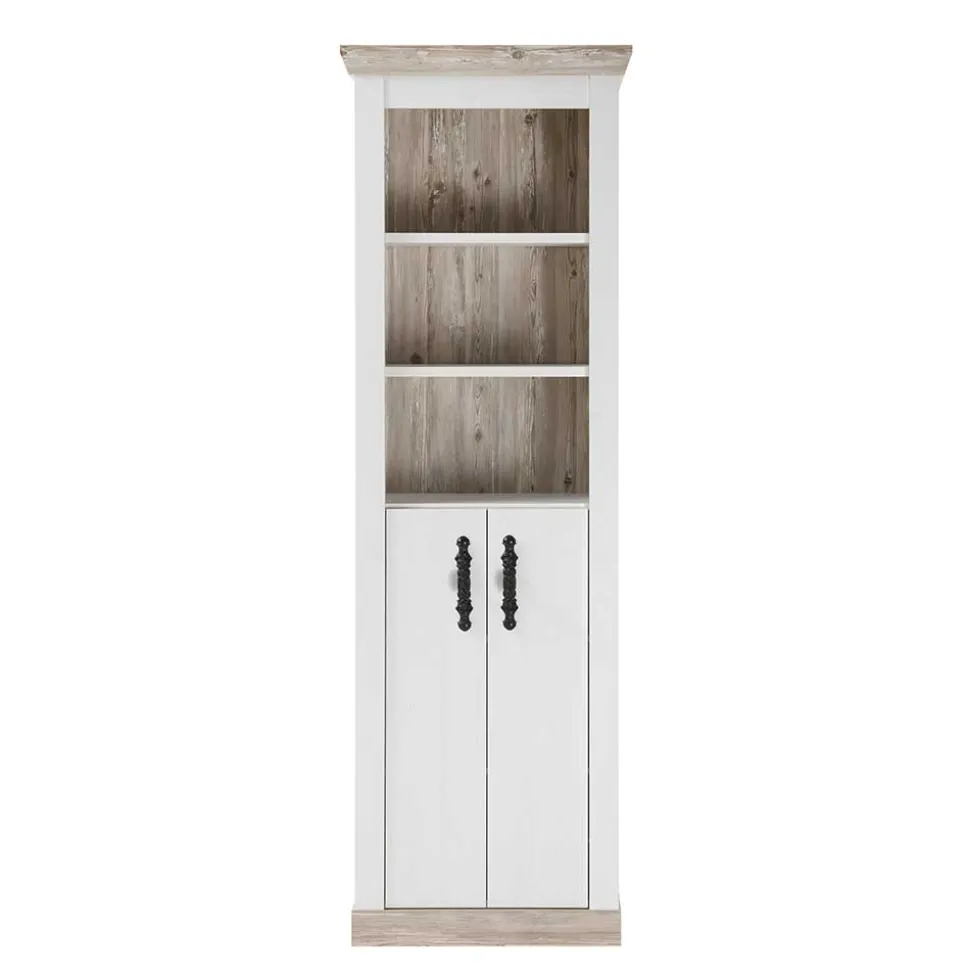 Country Style Badschrank 200 cm hoch - Doules