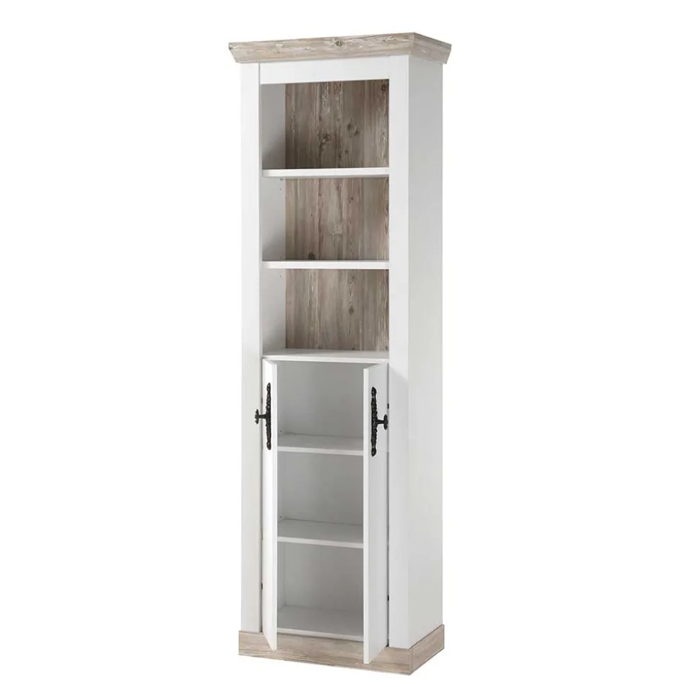 Country Style Badschrank 200 cm hoch - Doules