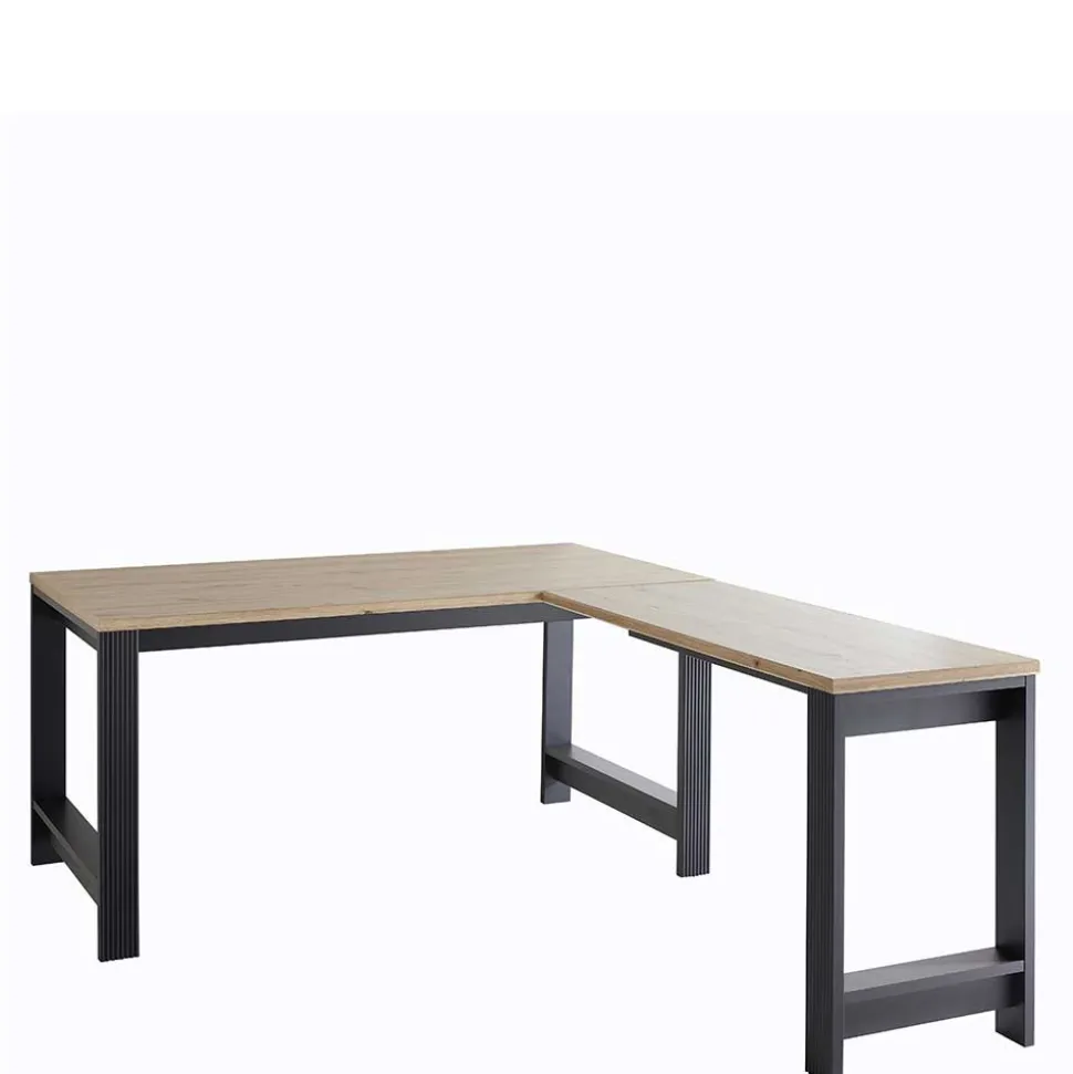 Country Style Eckschreibtisch zweifarbig - Joe