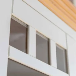 Country Style Vitrinenschrank 90x190x45 cm - Vitablo