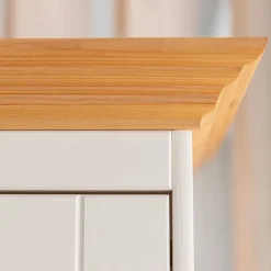 Country Style Vitrinenschrank 90x190x45 cm - Vitablo