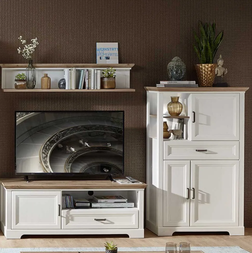 Country Wohnmöbel Kombi Set - Sinolita (dreiteilig)