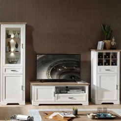 Country Wohnzimmer Möbel Set - Sinolita I (dreiteilig)