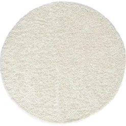 Cremefarbener Teppich mit hohem Flor - Vacance