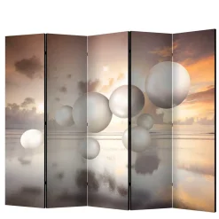 3D Druck Paravent mit Kugeln & Himmel - Igorian