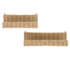 Deko Wandregale aus Kordelgeflecht - Giga (zweiteilig)