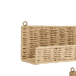 Deko Wandregale aus Kordelgeflecht - Giga (zweiteilig)