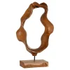 Deko-Objekt Skulptur aus Teak Massivholz - Flacona