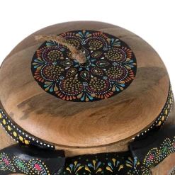 Dekorative Orient Truhe mit Elefanten Kopf - Santjana