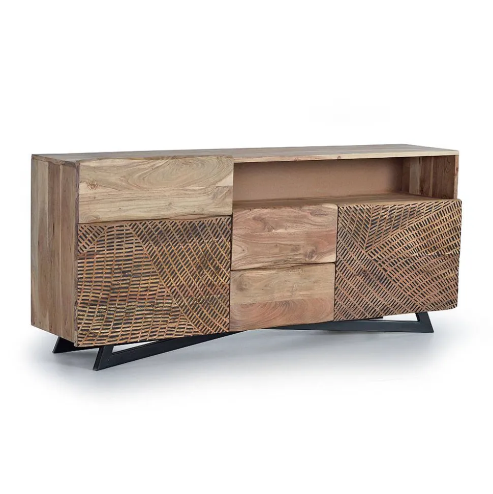 Design Anrichte aus Massivholz - Merlan