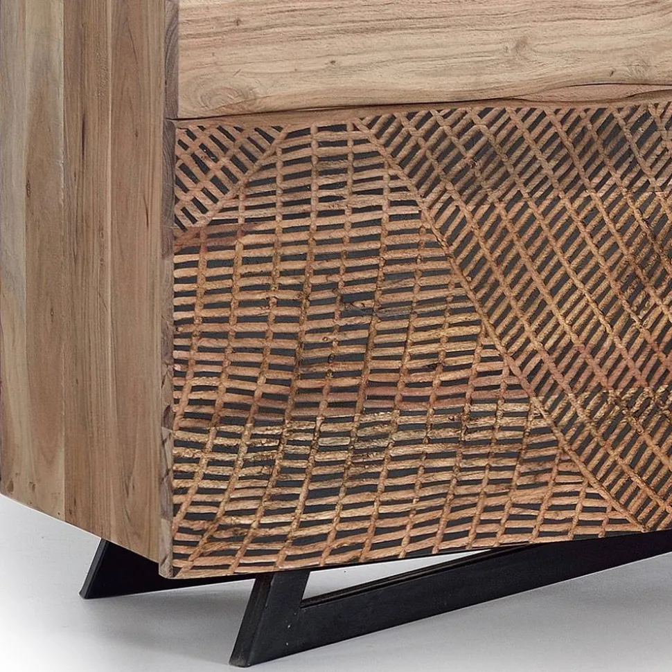 Design Anrichte aus Massivholz - Merlan