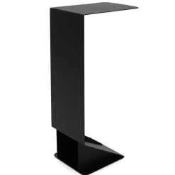 Design Anstelltisch aus schwarzem Stahl - Asta