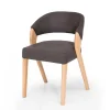 Design Armlehnenstuhl in Dunkelbraun - Croatia
