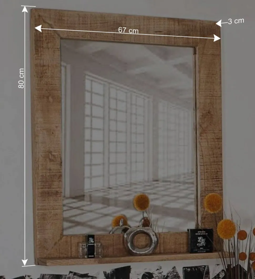 Design Badmöbel aus Massivholz - Indri (vierteilig)