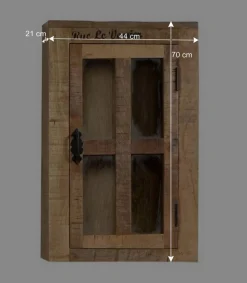 Design Badmöbel aus Massivholz - Indri (vierteilig)