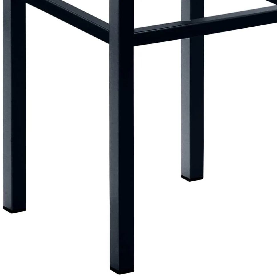 Design Barhocker in Beige & Schwarz - Tuwedia