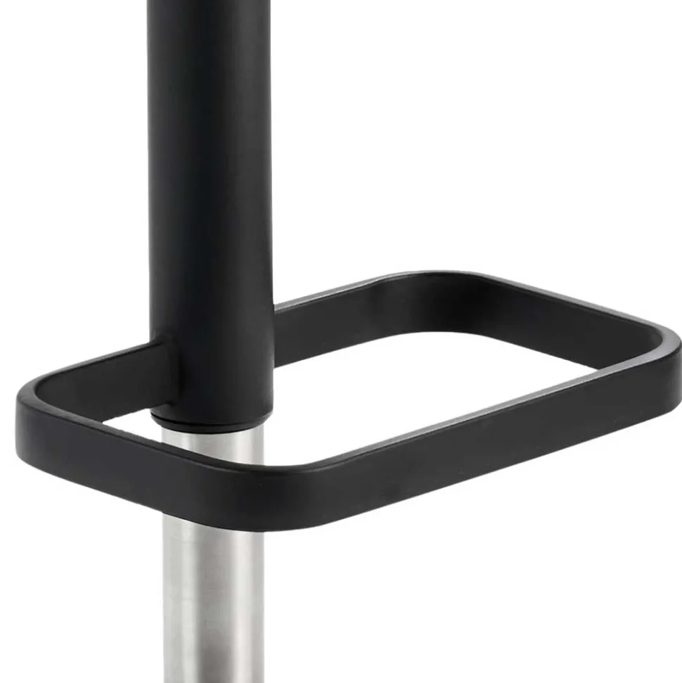 Design Barhocker in Taupe & Schwarz - Greogia