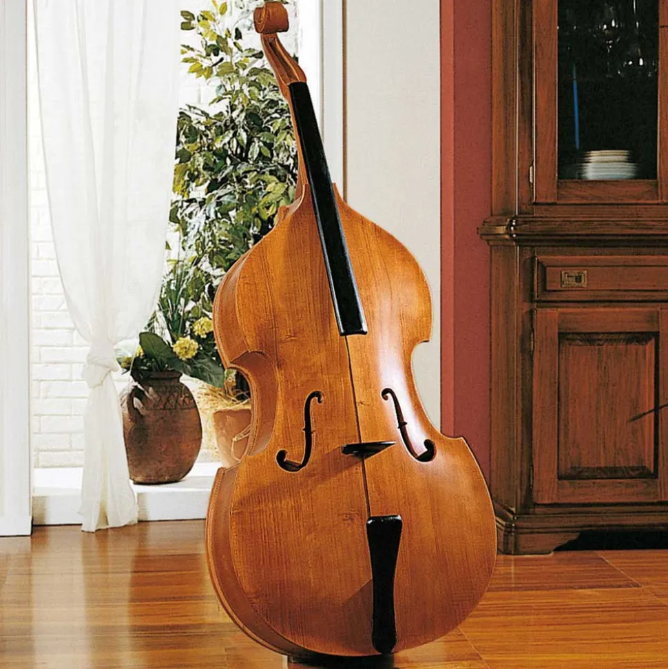 Design Barschrank Kontrabass Coloniada aus Holz