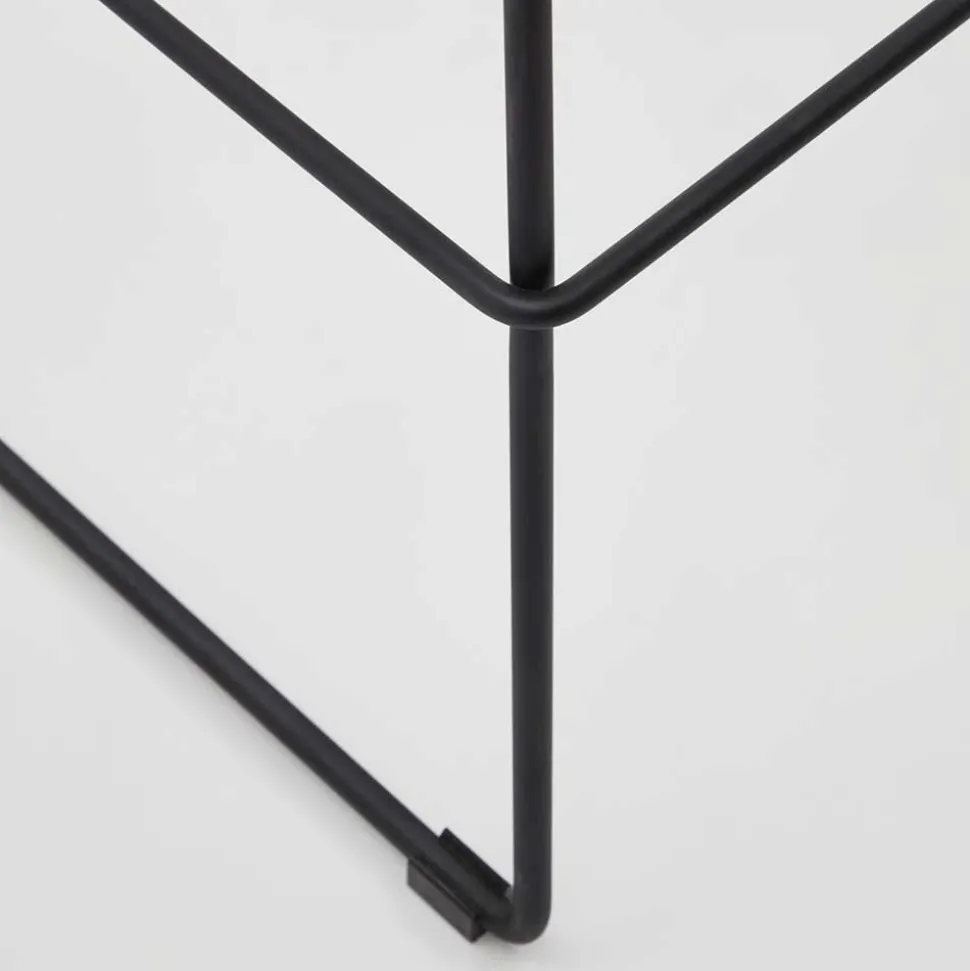 Design Barstühle in Beige & Schwarz - Heats (2er Set)