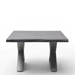 Design Baumkanten-Couchtisch in Grau - Siestago