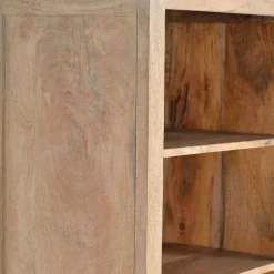 Design Bücherregal aus Mangobaum Massivholz - Valuta